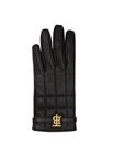 Silk-lined Monogram Motif Quilted Leather Gloves, , hi-res
