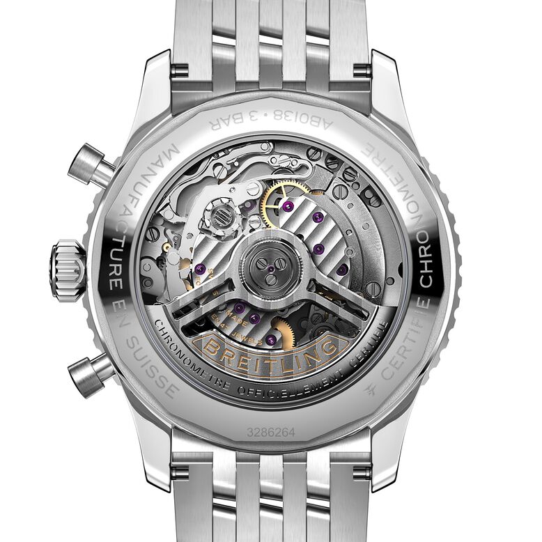 Navitimer B01 Chronograph 43 Stainless Steel Watch, , hi-res