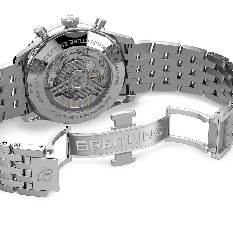 Navitimer B01 Chronograph 46 Stainless Steel Watch, , hi-res