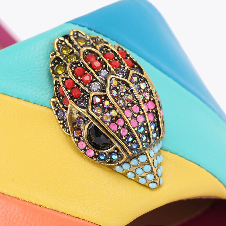 KENSINGTON FLAT SANDAL, , hi-res