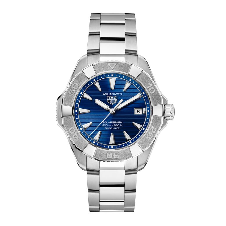 Aquaracer Professional 200 Solargraph 40mm Mens Watch Blue, , hi-res