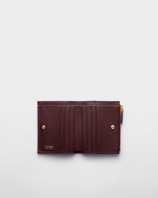 Small Saffiano leather wallet, , hi-res