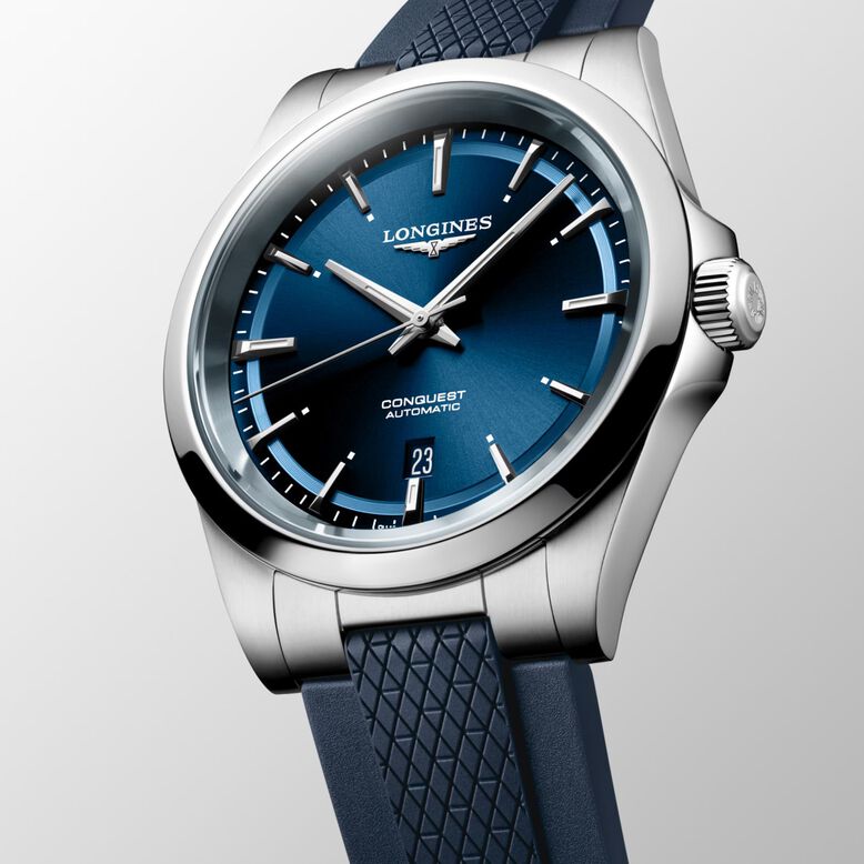 Conquest 41mm Mens Watch Blue, , hi-res
