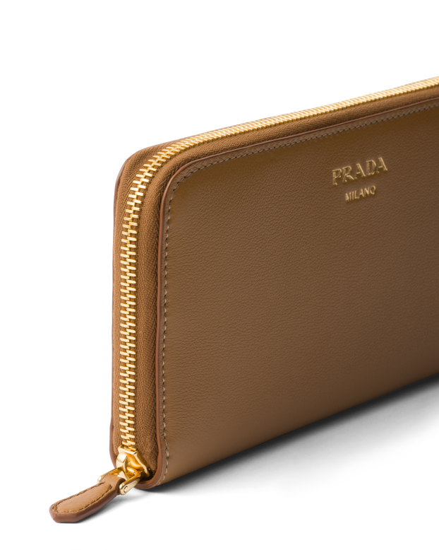 Large leather wallet prada shop