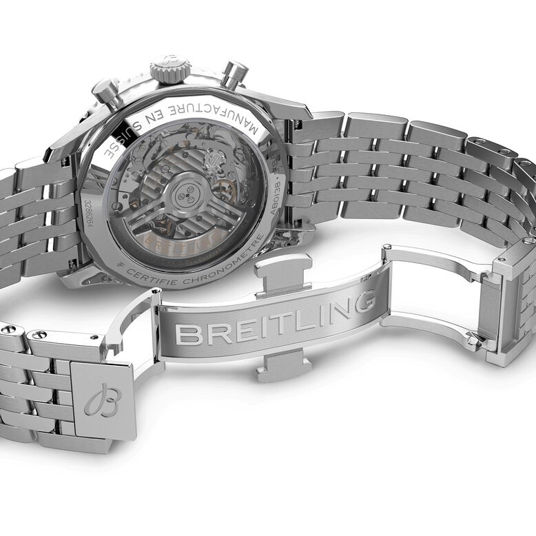 Navitimer B01 Chronograph 43 Stainless Steel Watch, , hi-res