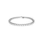 Matrix Tennis Bracelet White - White Rhodium