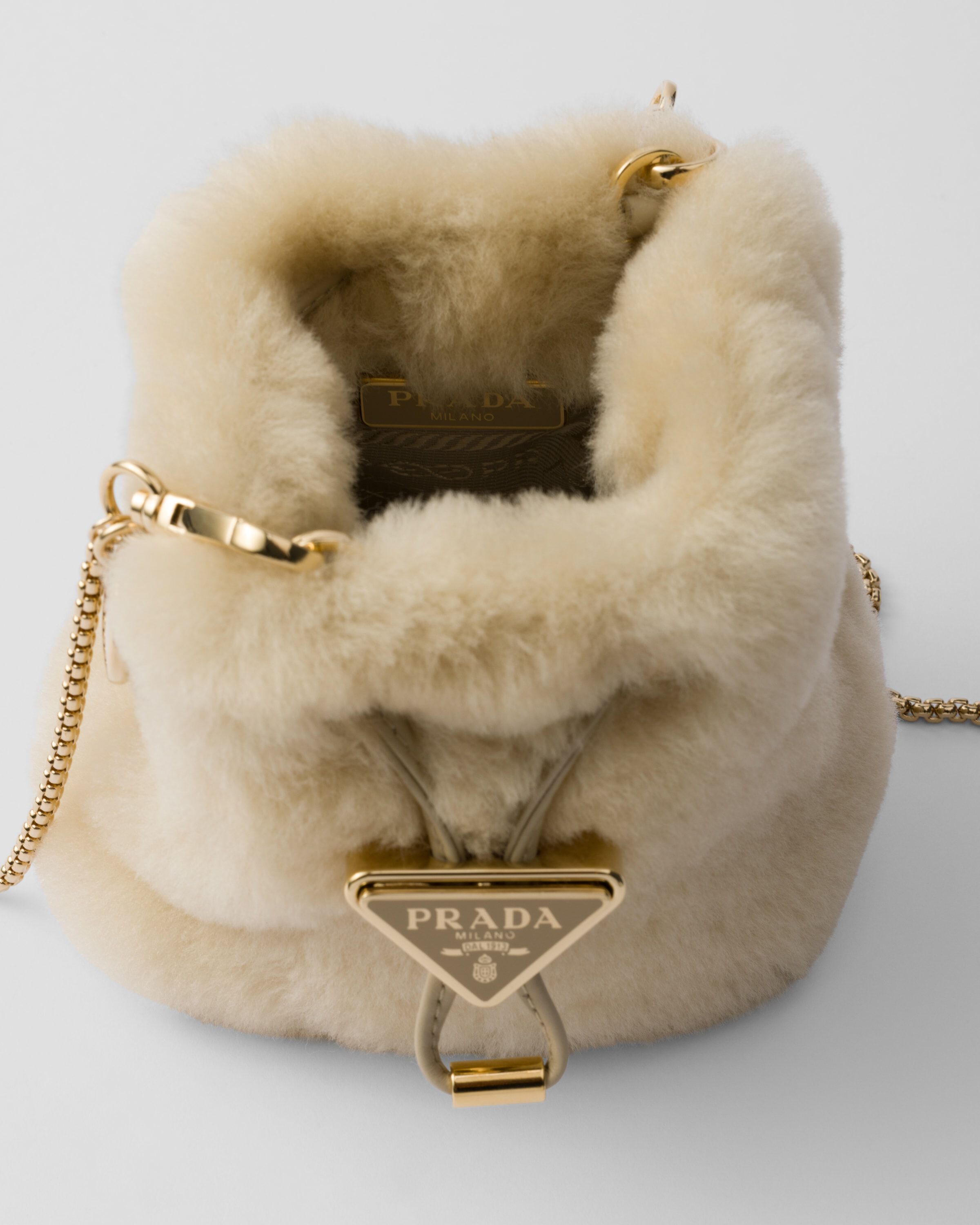 Prada Sheepskin mini pouch Women | Heathrow Reserve & Collect