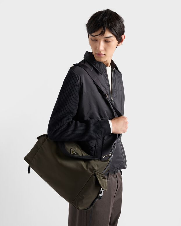 Prada Explore Re-Nylon and leather bag , , hi-res