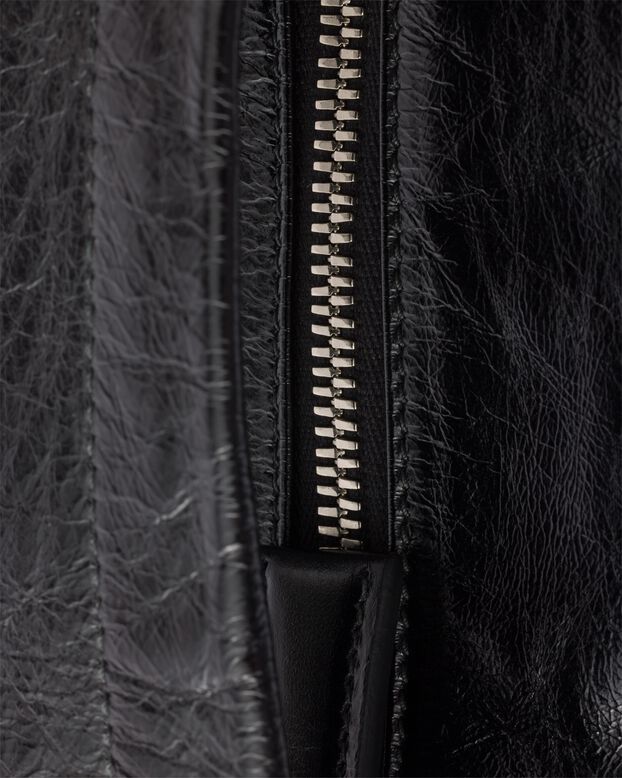 Leather shoulder bag, , hi-res