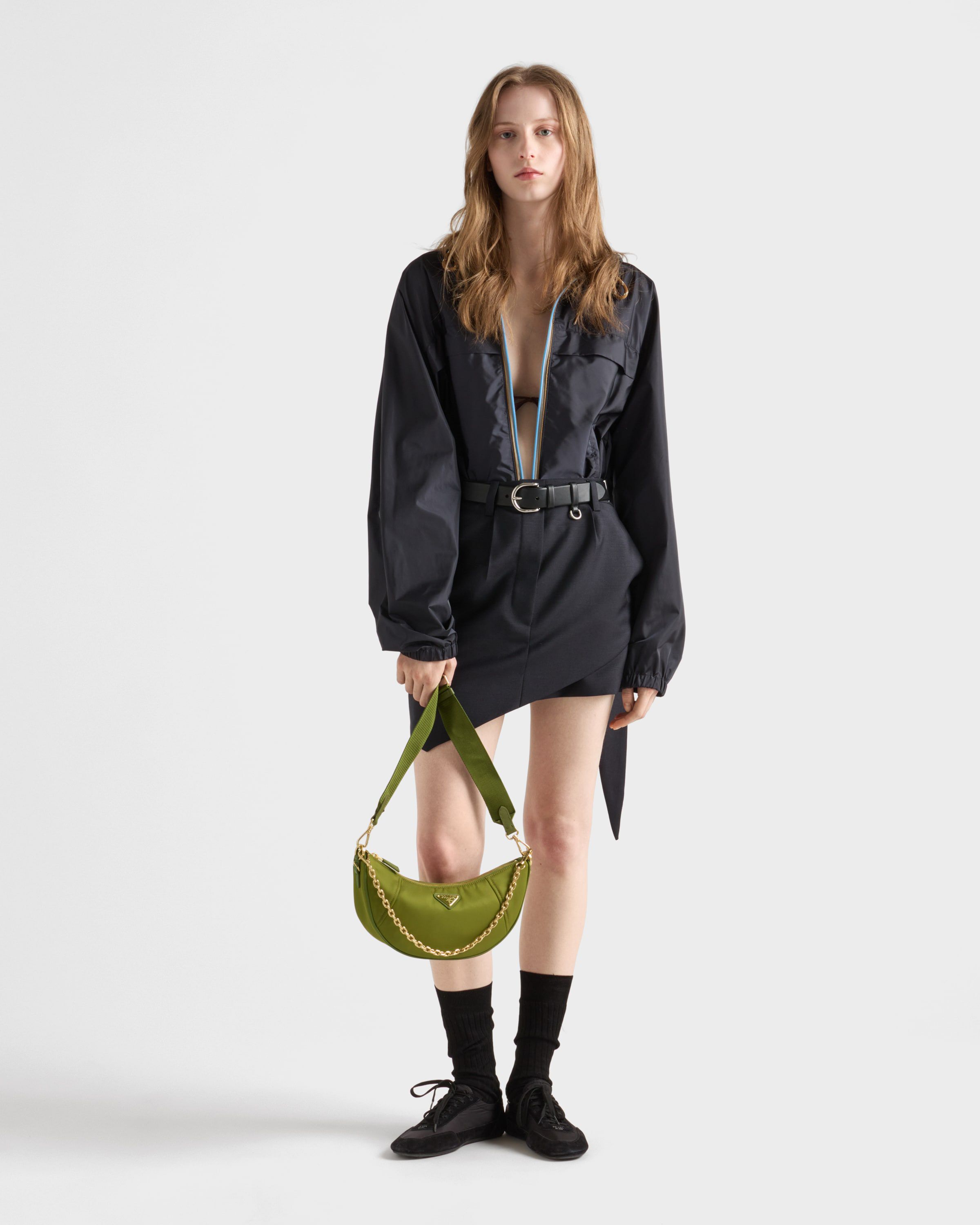 Prada Prada Demi-lune Re-Nylon shoulder bag Shoulder