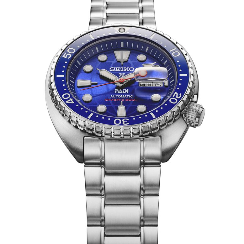 Prospex Mechanical PADI 60th Anniversary Limited Edition 'King Turtle' 45mm Mens Watch Blue, , hi-res