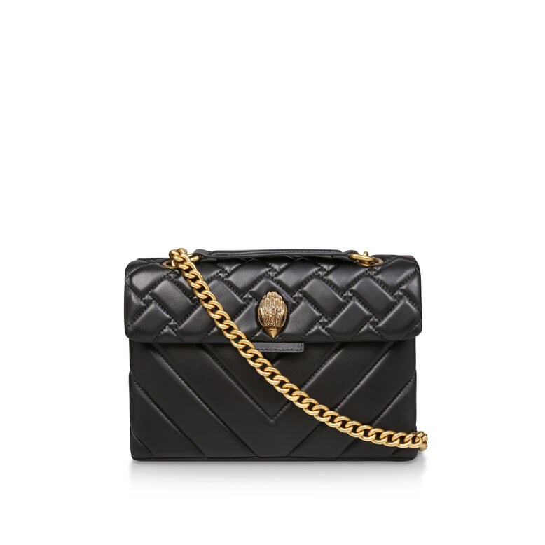 LEATHER KENSINGTON X BAG, , hi-res