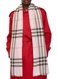 Wide Check Wool Scarf, , hi-res
