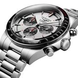 Conquest Chronograph 42mm Mens Watch Silver, , hi-res