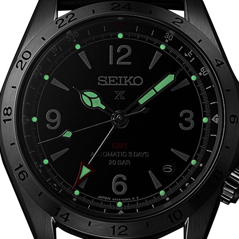 Alpinist GMT Function 39.5mm Mens Strap Watch, , hi-res