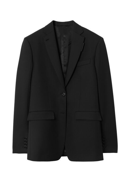 Wool Twill Oversized Tailored Jacket, , hi-res