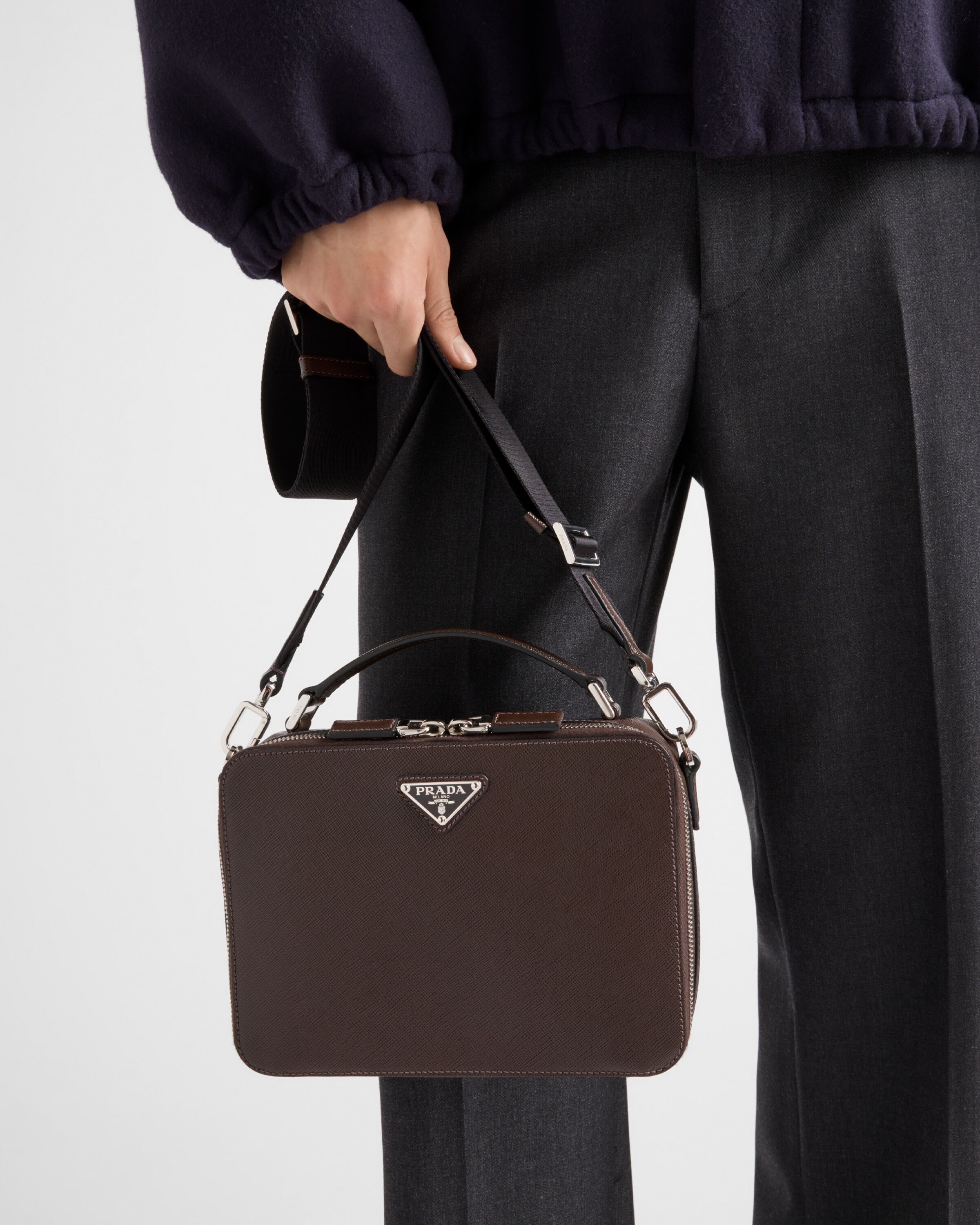 Prada Prada Brique medium Saffiano leather bag Crossbody