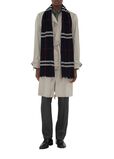 Wide Check Wool Scarf, , hi-res