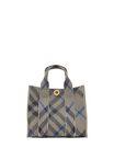 Mini Check Knitted Tote