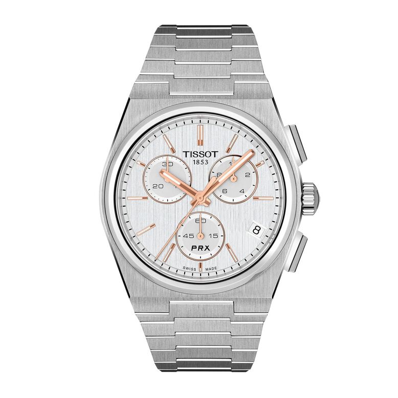 PRX Chrono Quartz 41mm Mens Watch Silver, , hi-res