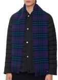 Narrow Check Cashmere Scarf, , hi-res