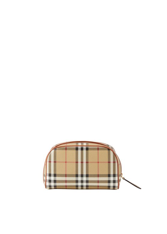 Small Check Travel Pouch, , hi-res