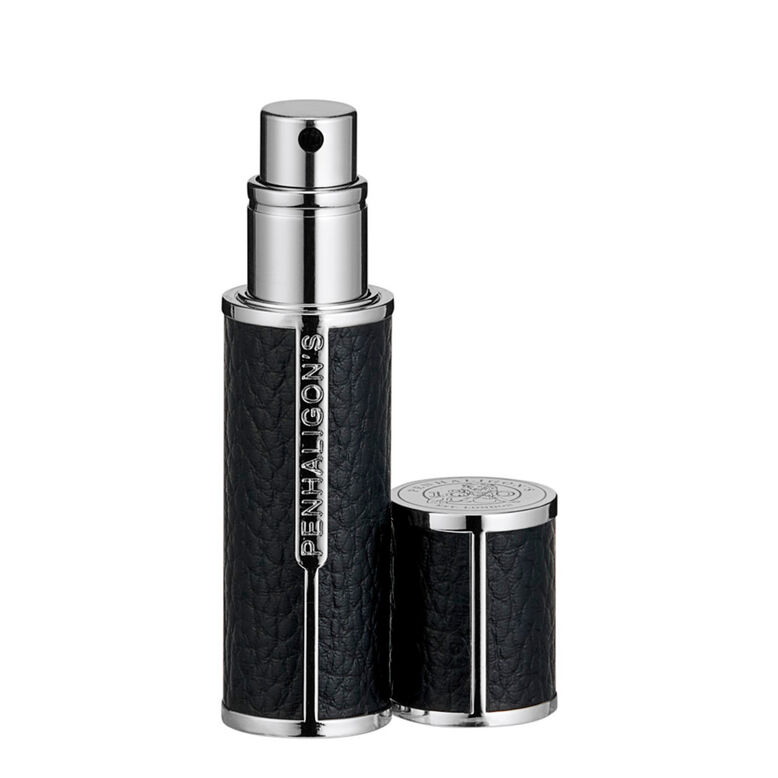 Black Refillable Travel Atomiser Eau de Parfum , , hi-res