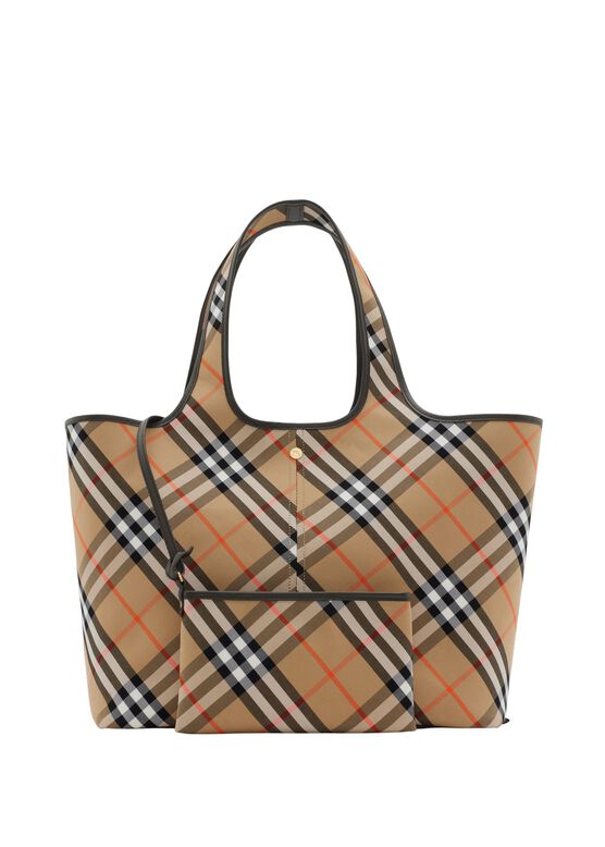 Medium Check Tote, , hi-res