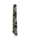 Skinny Check Silk Scarf