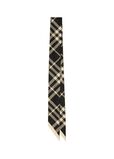Skinny Check Silk Scarf, , hi-res