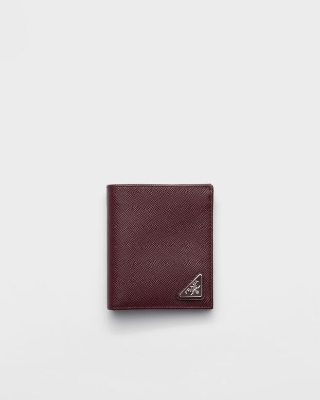 Saffiano leather wallet, , hi-res