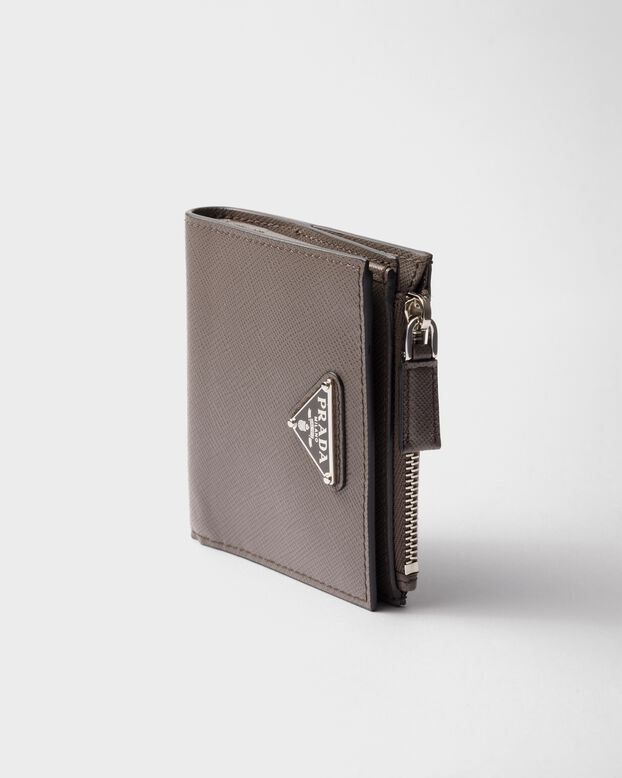 Small Saffiano leather wallet, , hi-res