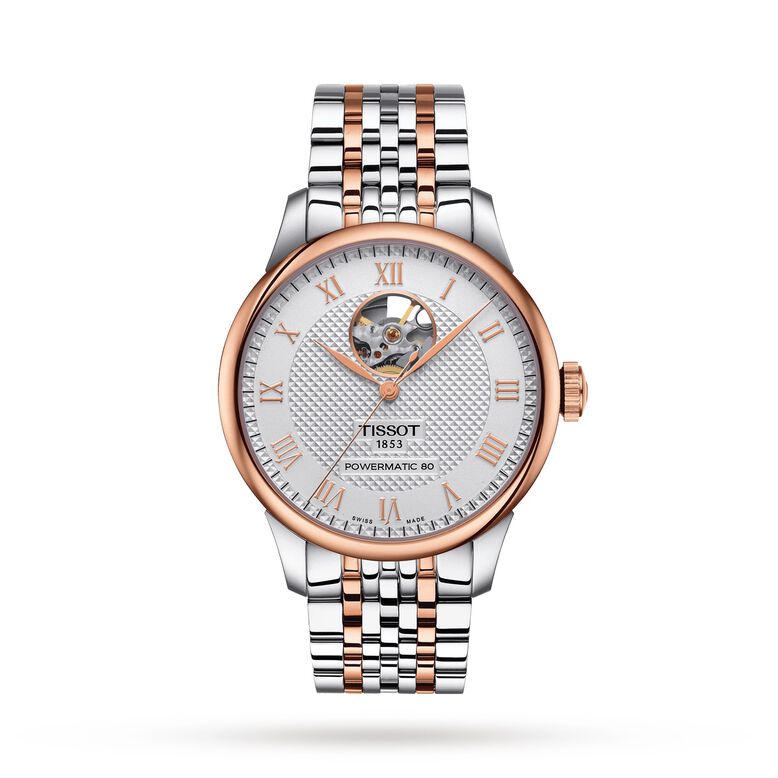 T-Classic Le Locle Powermatic 80 Open Heart 39mm Mens Watch, , hi-res