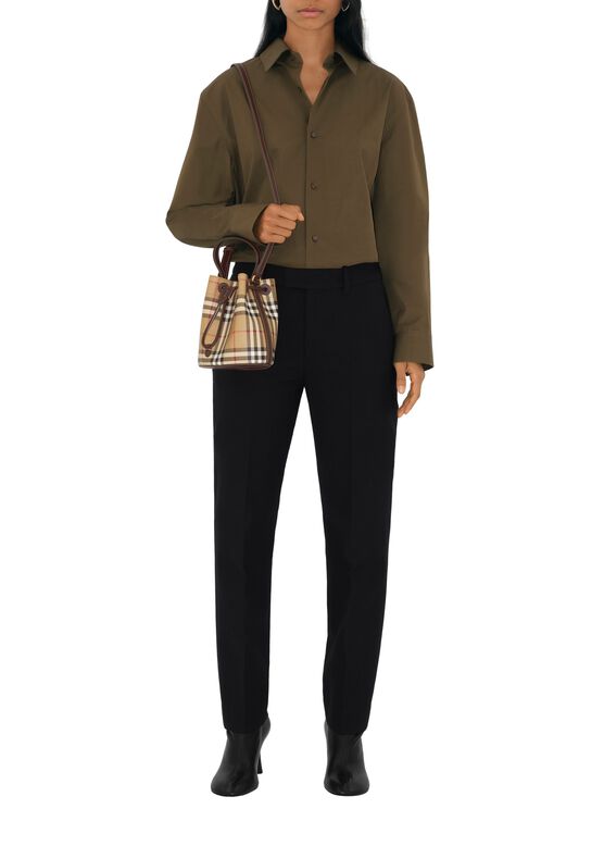 Mini Check Bucket Bag, , hi-res