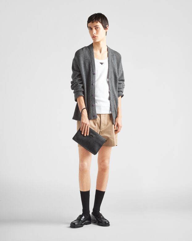 Saffiano Leather Pouch, , hi-res