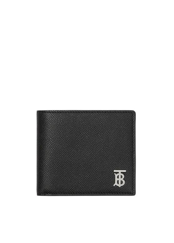 Grainy Leather TB Bifold Wallet, , hi-res