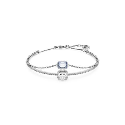 Stilla Lady Bracelet M White Crystal - Silver