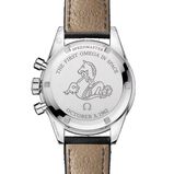 Speedmaster Anniversary Series 40mm Mens Watch Blue -Black Leather Strap, , hi-res