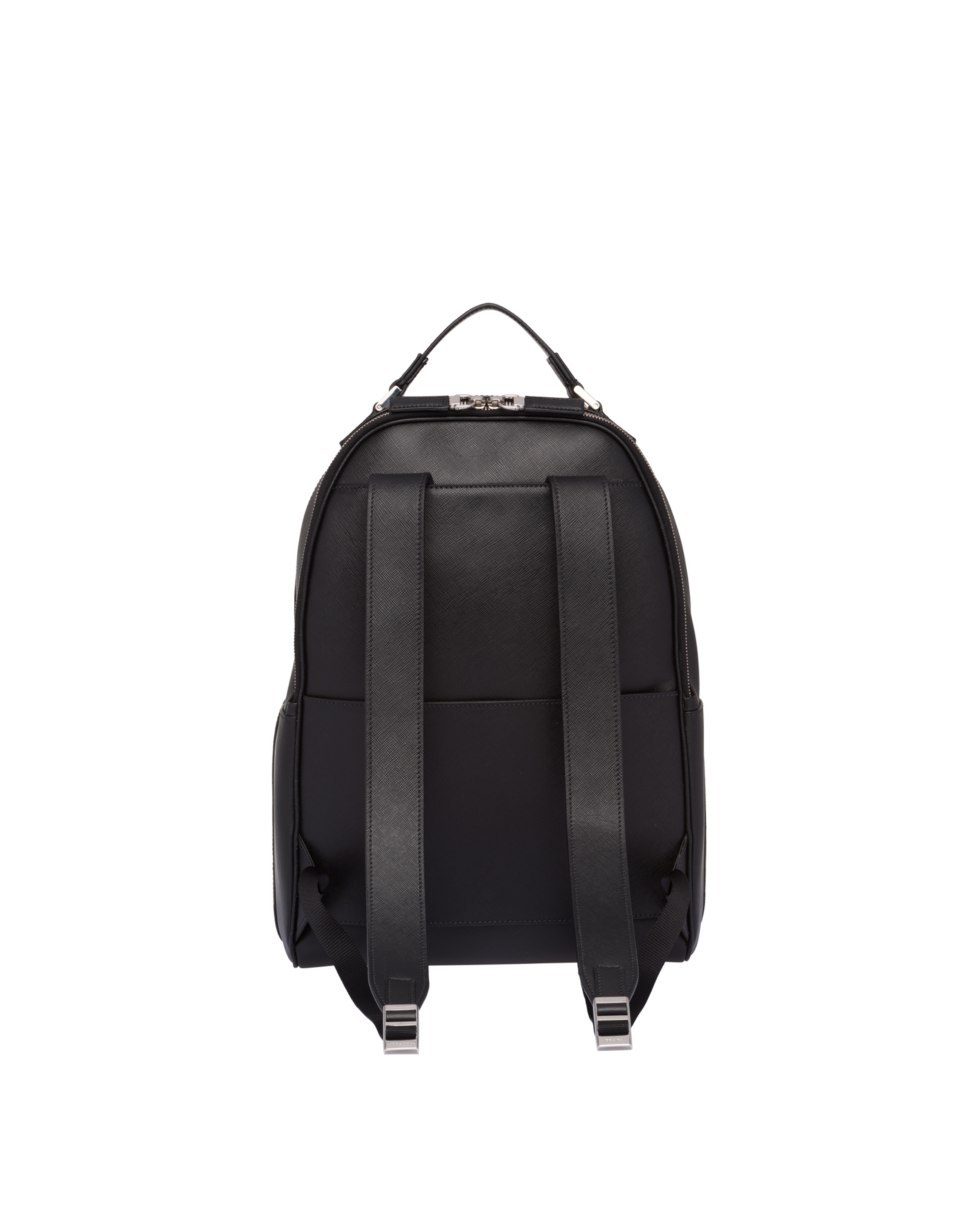 duchamp black leather backpack
