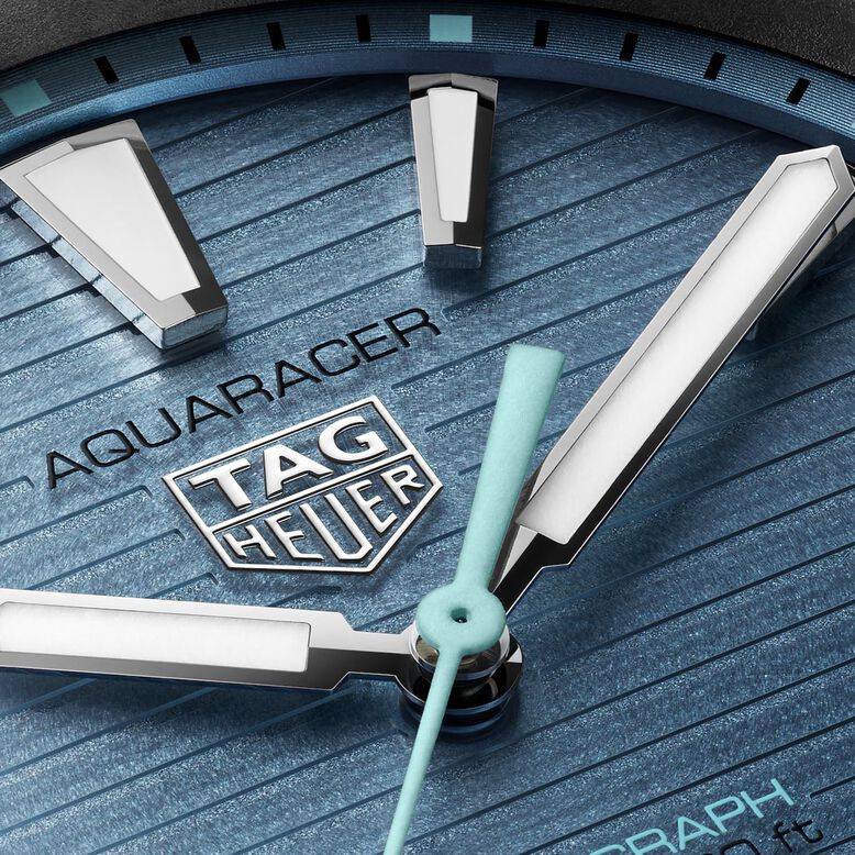 Aquaracer Professional 200 Solargraph Titanium 40mm Mens Watch Blue, , hi-res