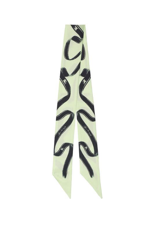 Skinny Ribbon Silk Scarf, , hi-res
