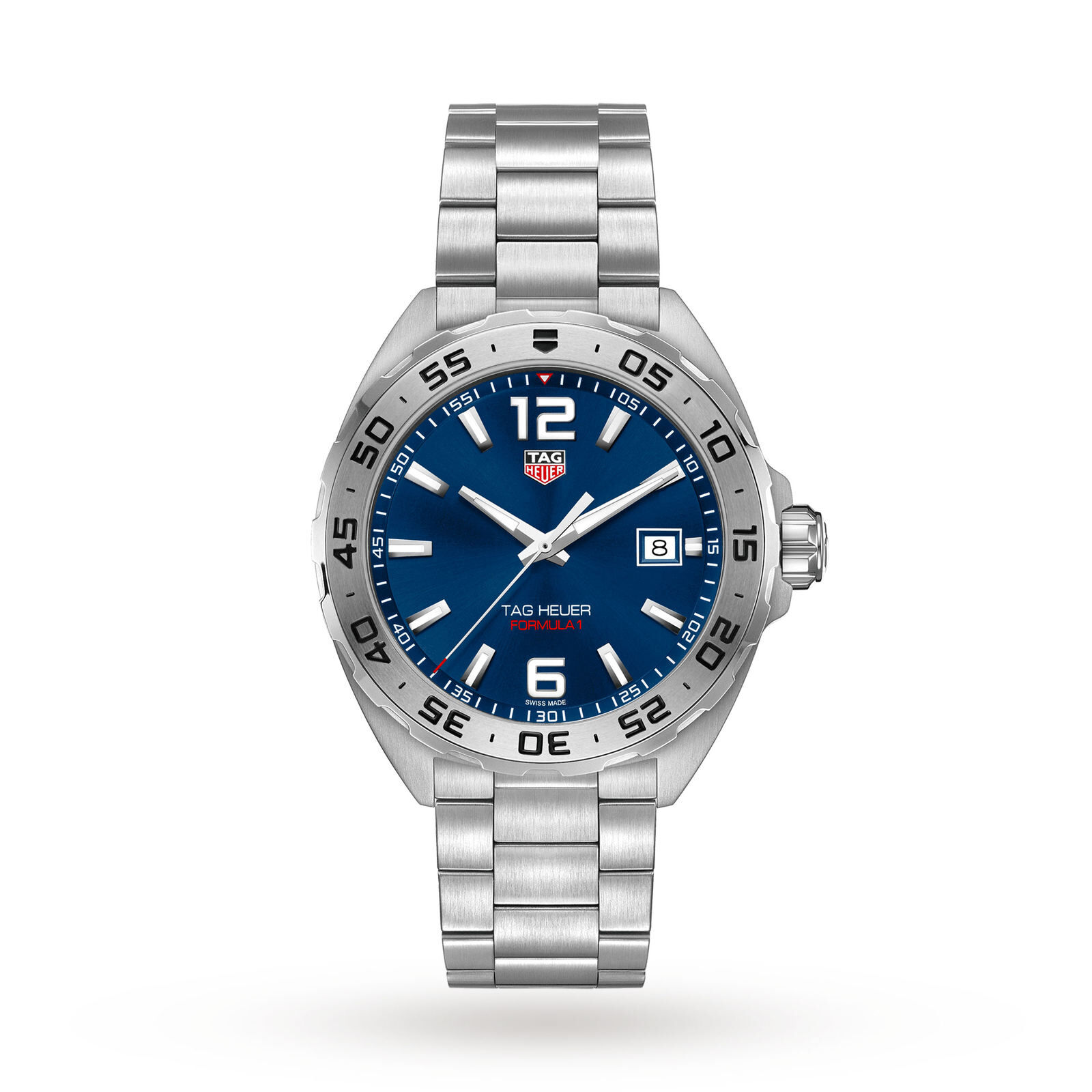 Tag heuer best sale white face mens