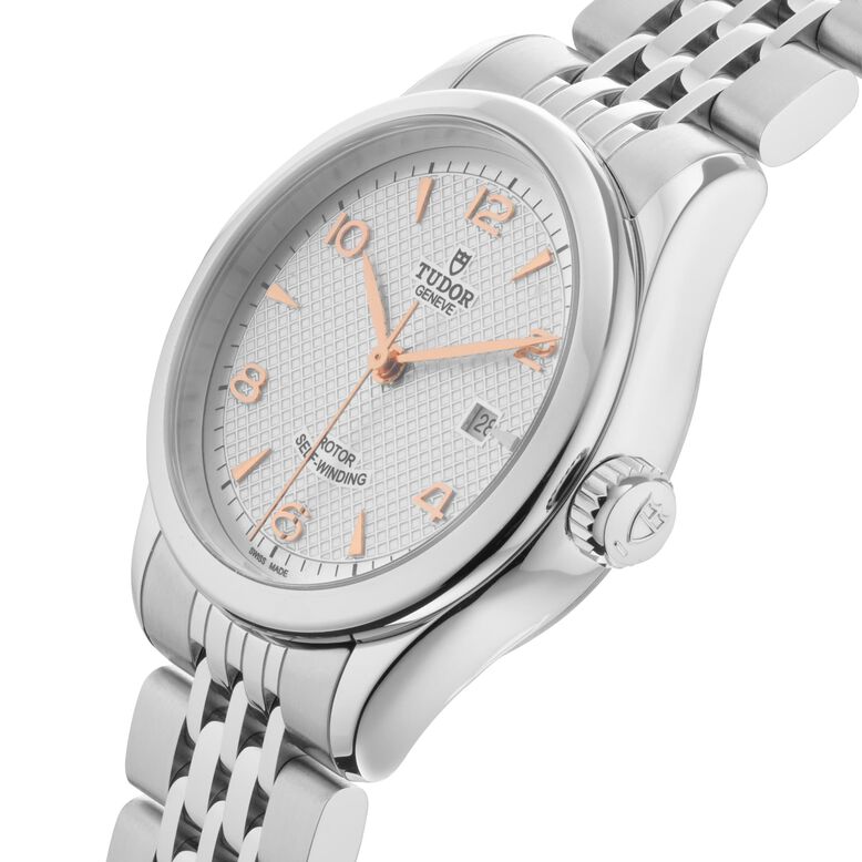 1926 28mm Ladies Watch Steel Case Silver Dial, , hi-res