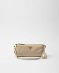 Re-Edition 2002 Re-Nylon and brushed leather shoulder bag