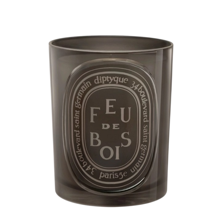 Grey Feu De Bois Candle, , hi-res