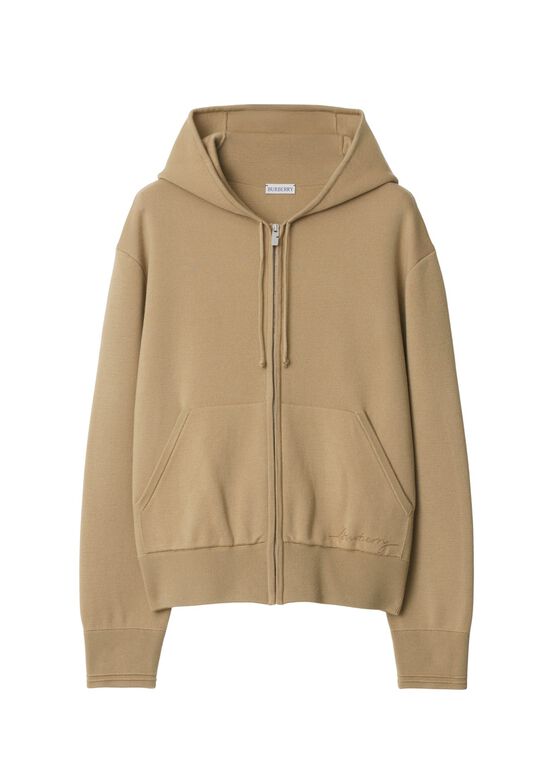 Wool Blend Zip Hoodie, , hi-res