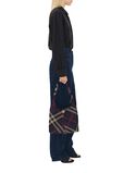 Small Check Knitted Shoulder Bag, , hi-res