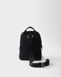 Re-Nylon and Saffiano leather backpack, , hi-res