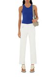 Stretch Cotton Tank Top, , hi-res