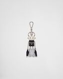 Saffiano leather Robot bag charm, , hi-res